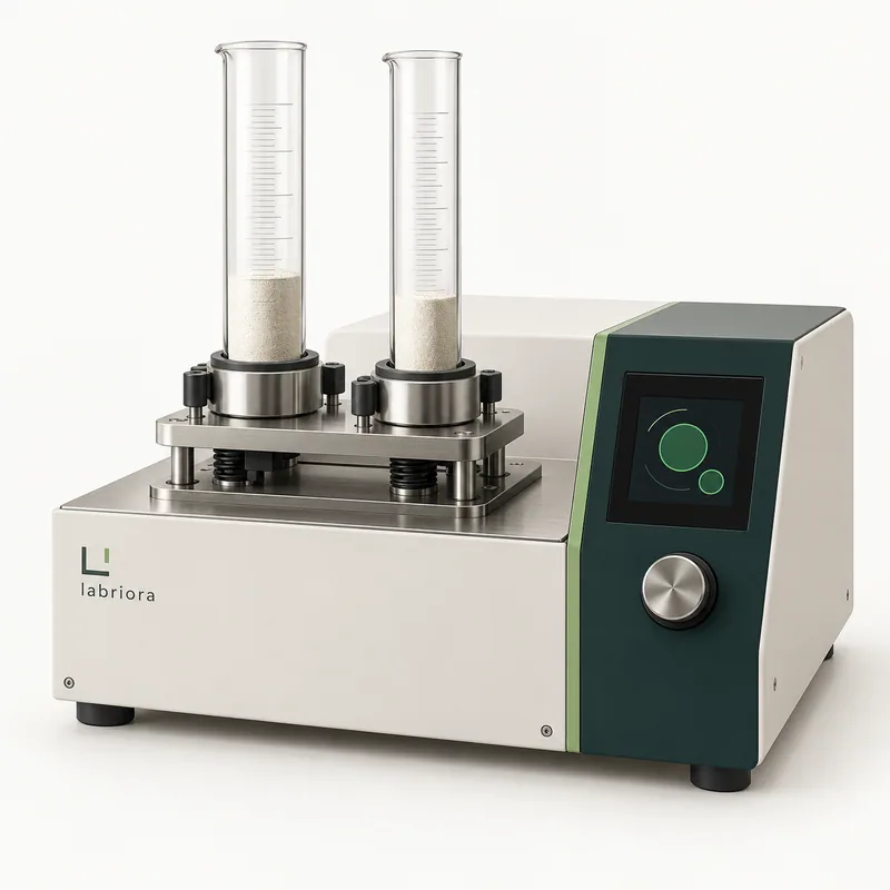 Bulk and tapped density tester — Labriora design concept